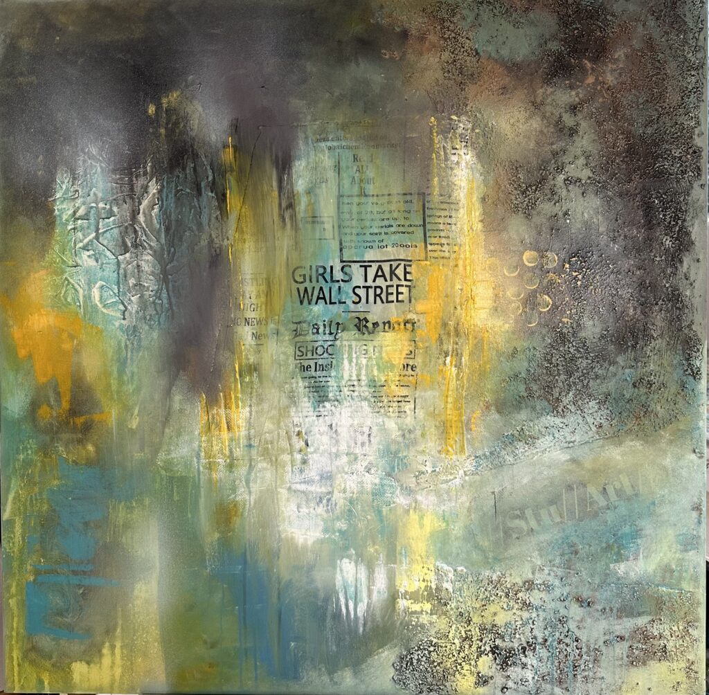 Stimmen im Beton 100x100x4cm